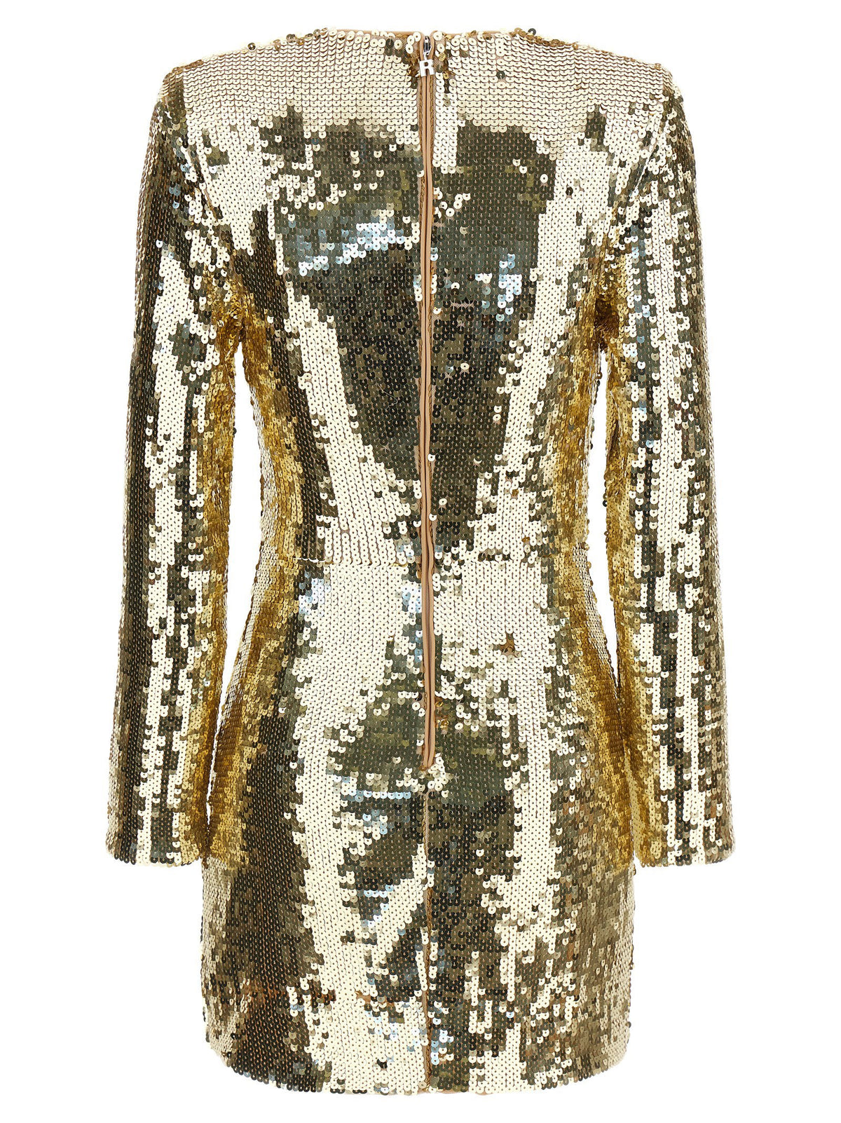 Rotate Birger Christensen Sequins Ls Mini Dress Short Dress