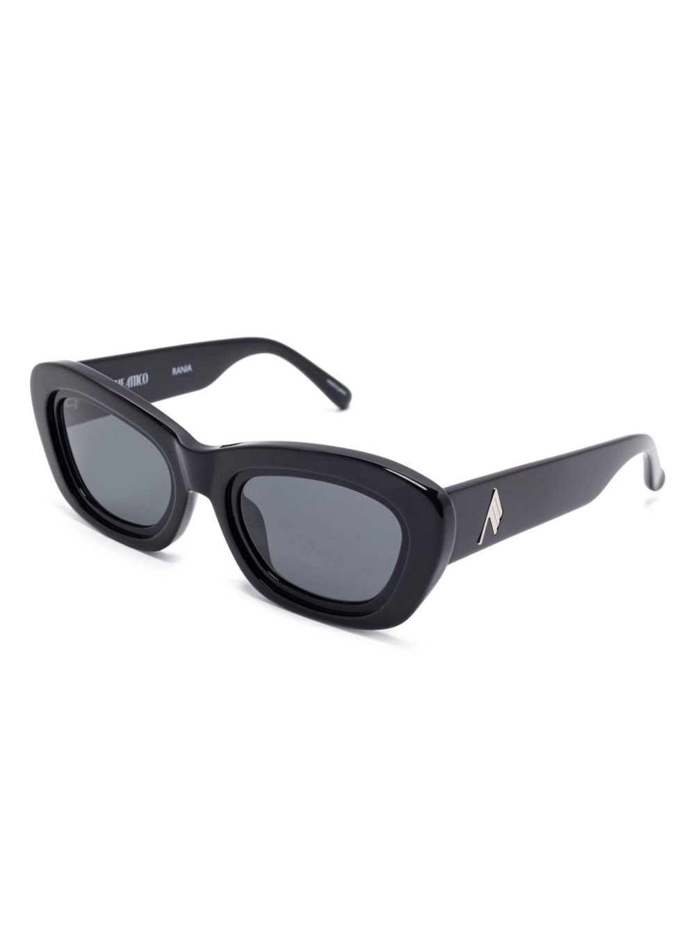 The Attico Black & Silver Sunglasses