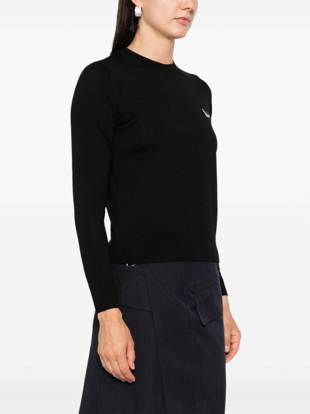 Maison Kitsuné Maison Kitsune Baby Fox-patch sweater