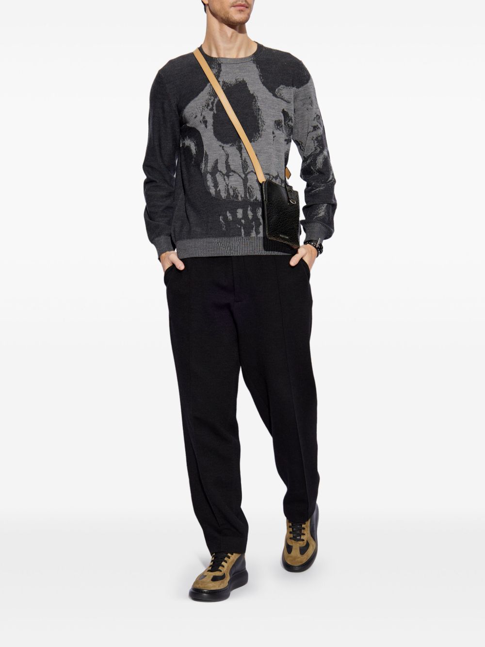 Alexander McQueen Skull sweater