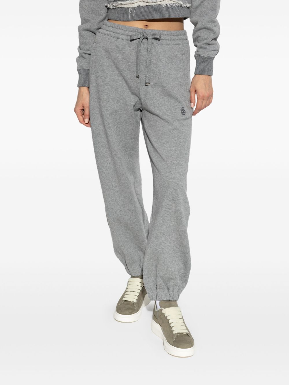 Alexander McQueen Logo-embroidered track pants