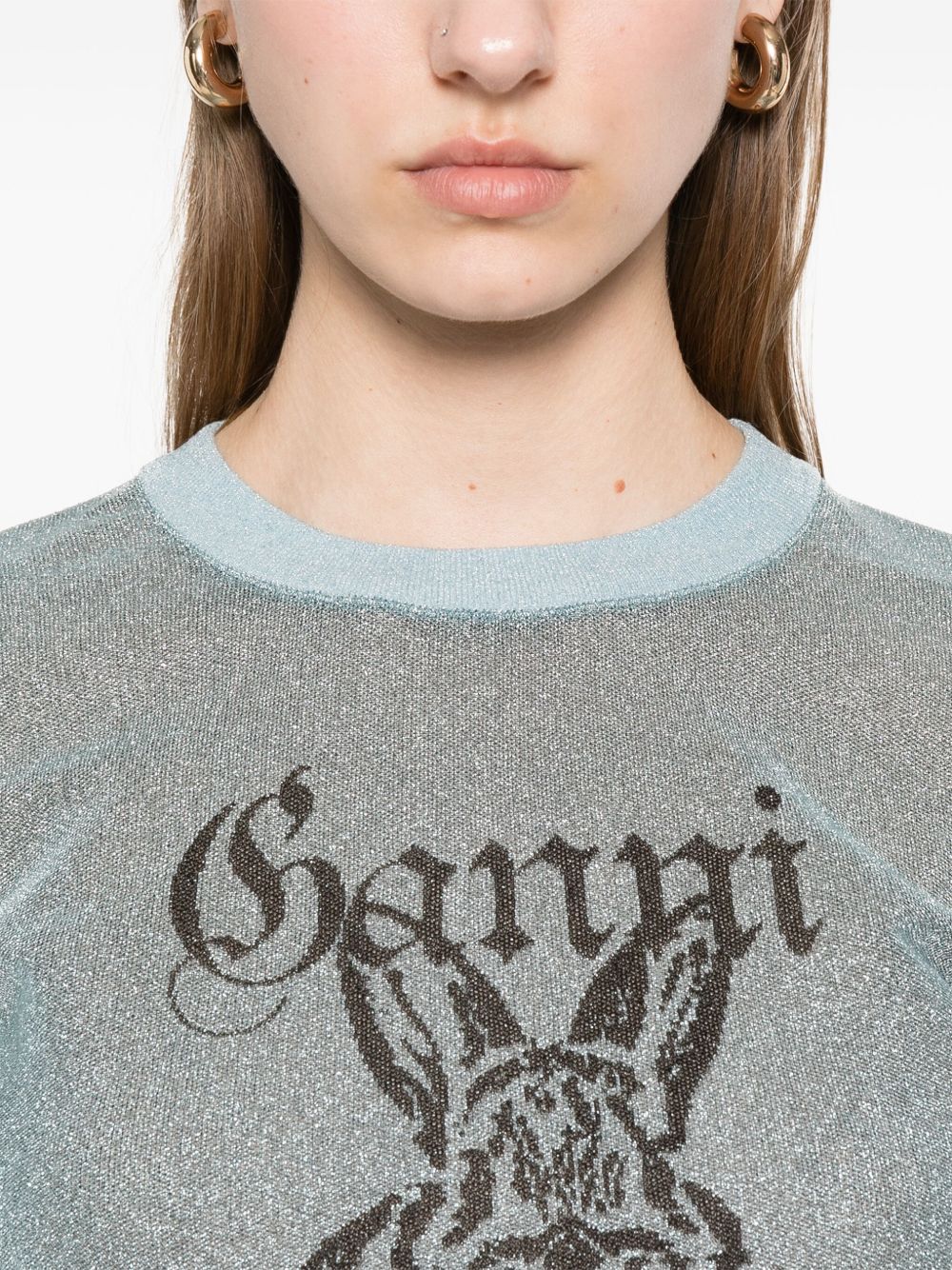 Ganni Bunny-detail top