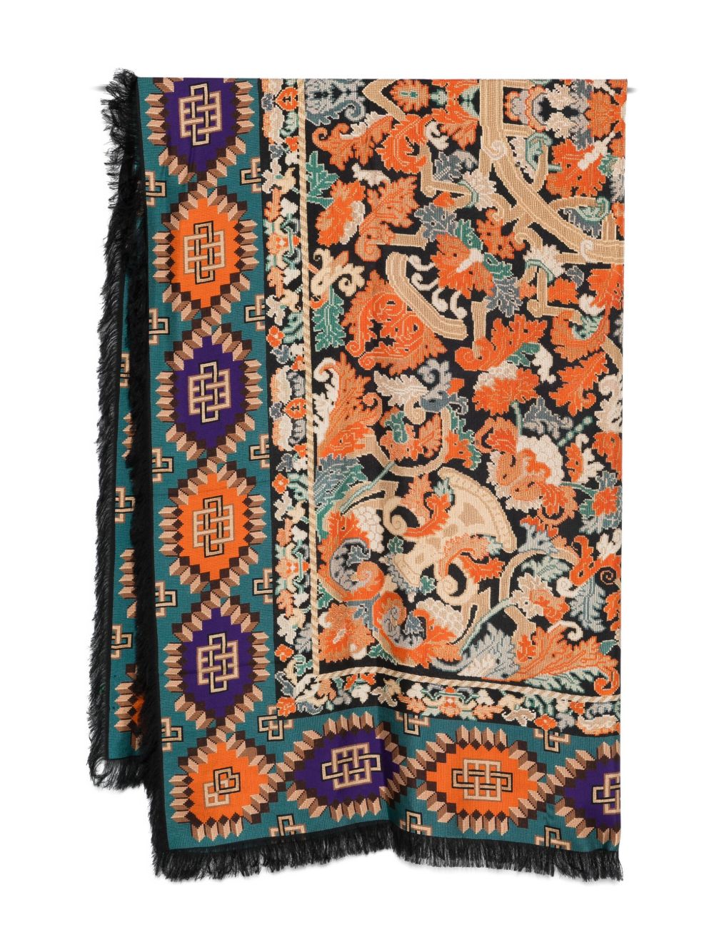 Pierre Louis Mascia Printed silk scarf