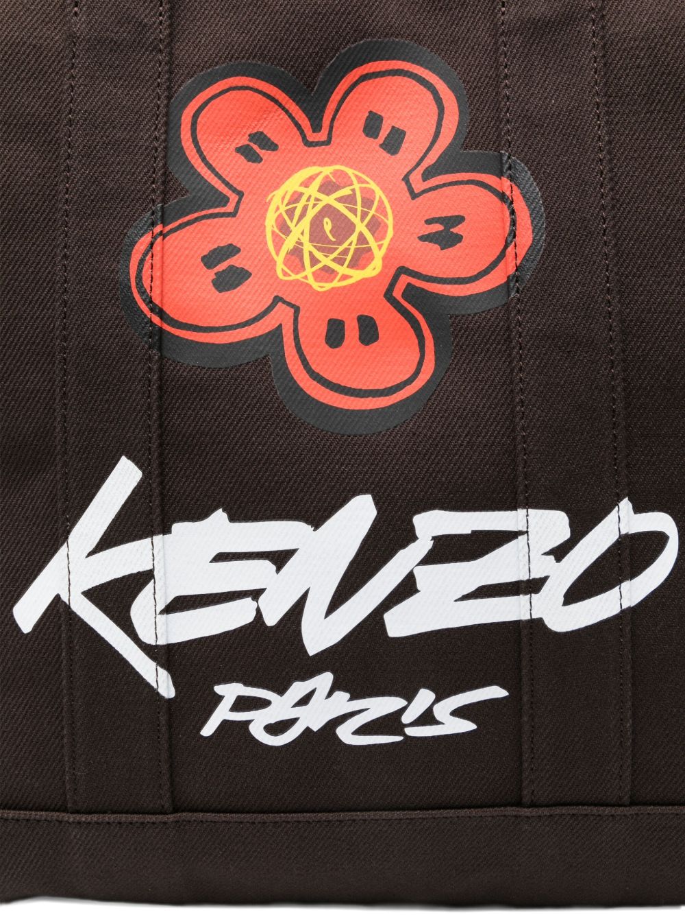 KENZO FUTURA Kenzo x Futura 2000' large tote bag 'Kenzo Utility' in canvas