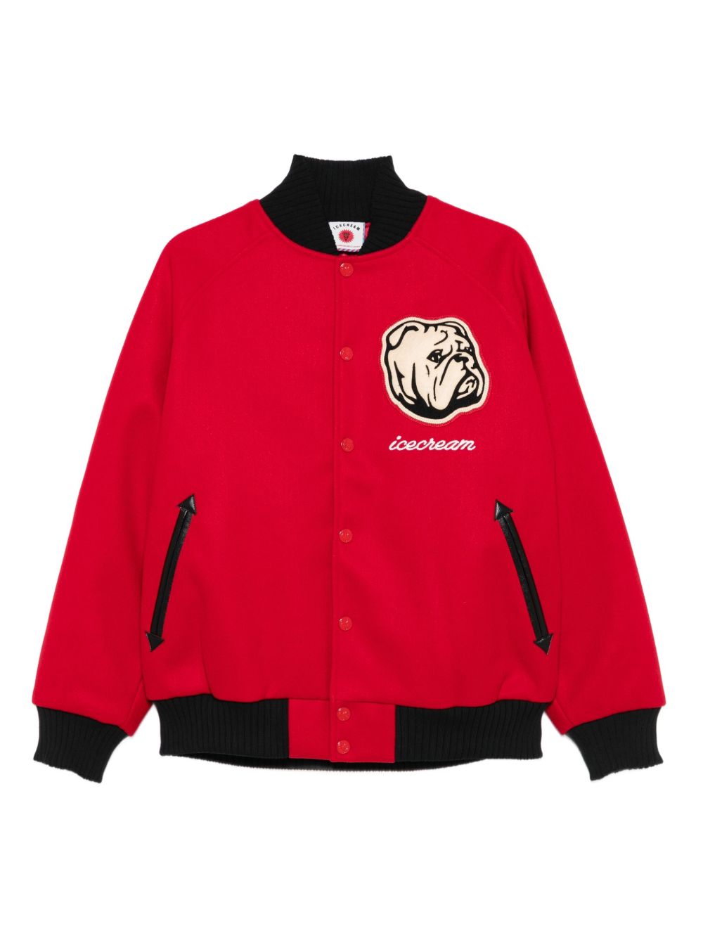 Icecream Embroidered bomber jacket