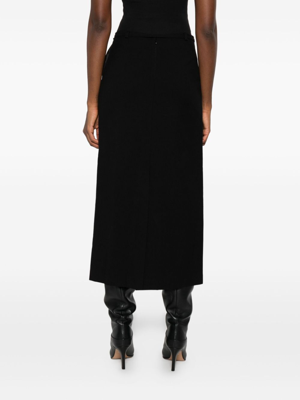 Dunst A-line shape Midi wrap skirt
