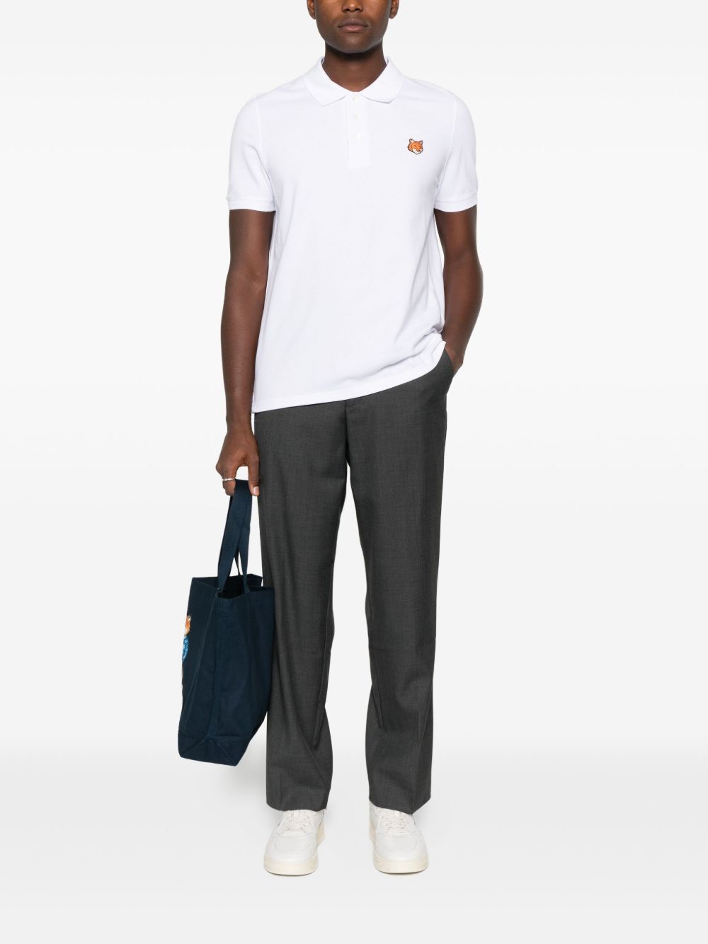 Maison Kitsuné Fox head regular polo