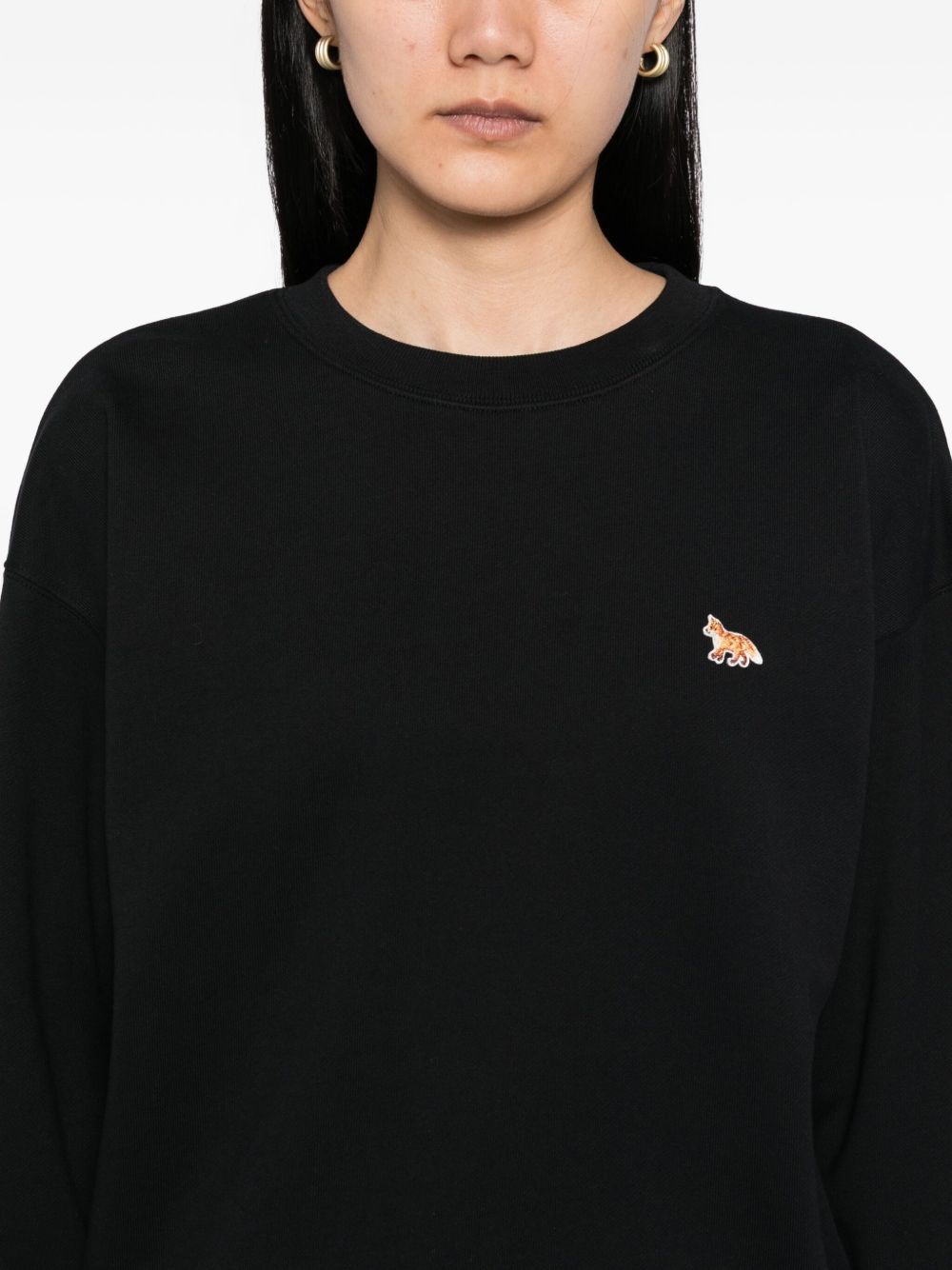 Maison Kitsuné Baby Fox patch cardigan