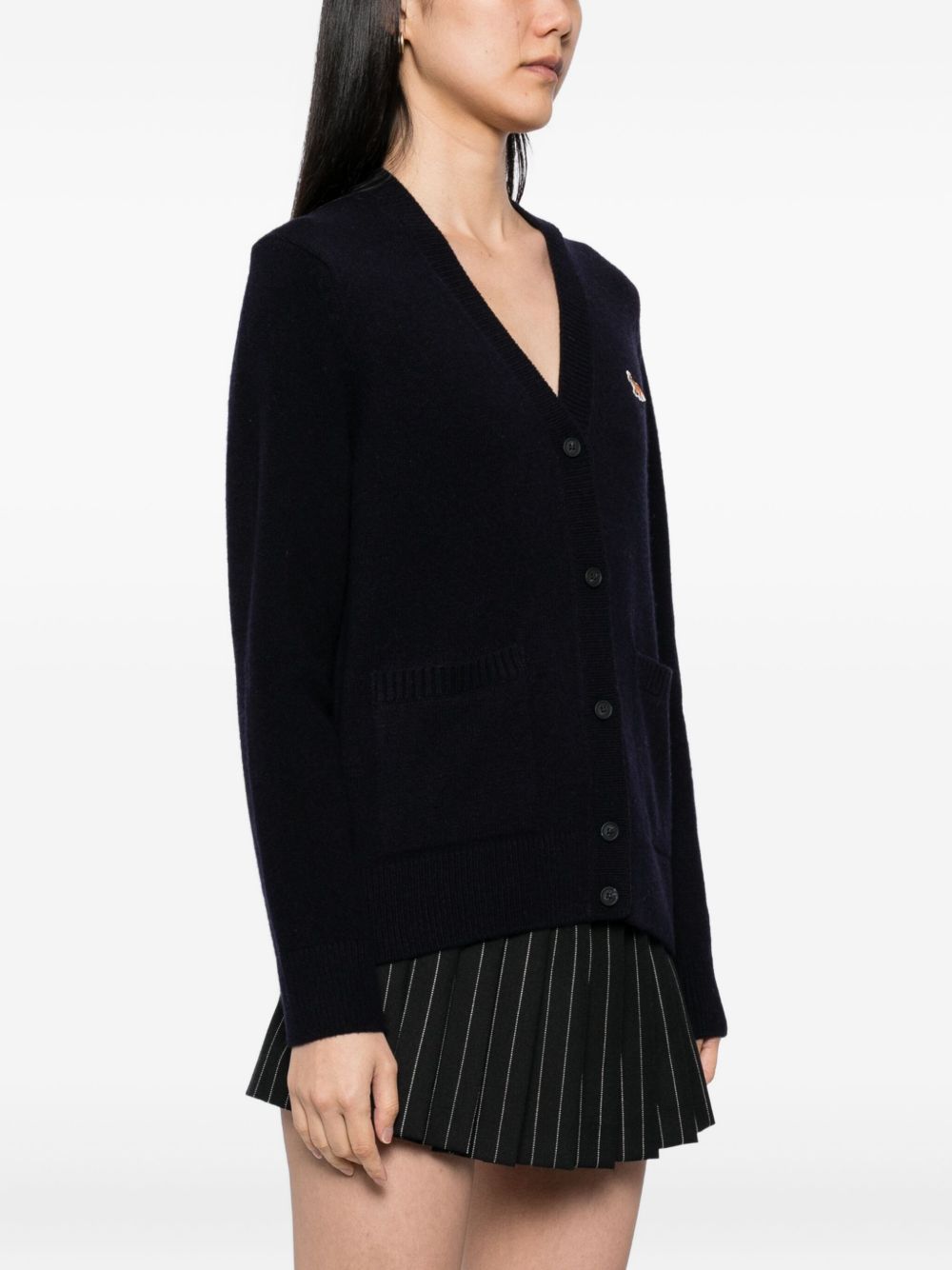 Maison Kitsuné Baby Fox Patch cardigan
