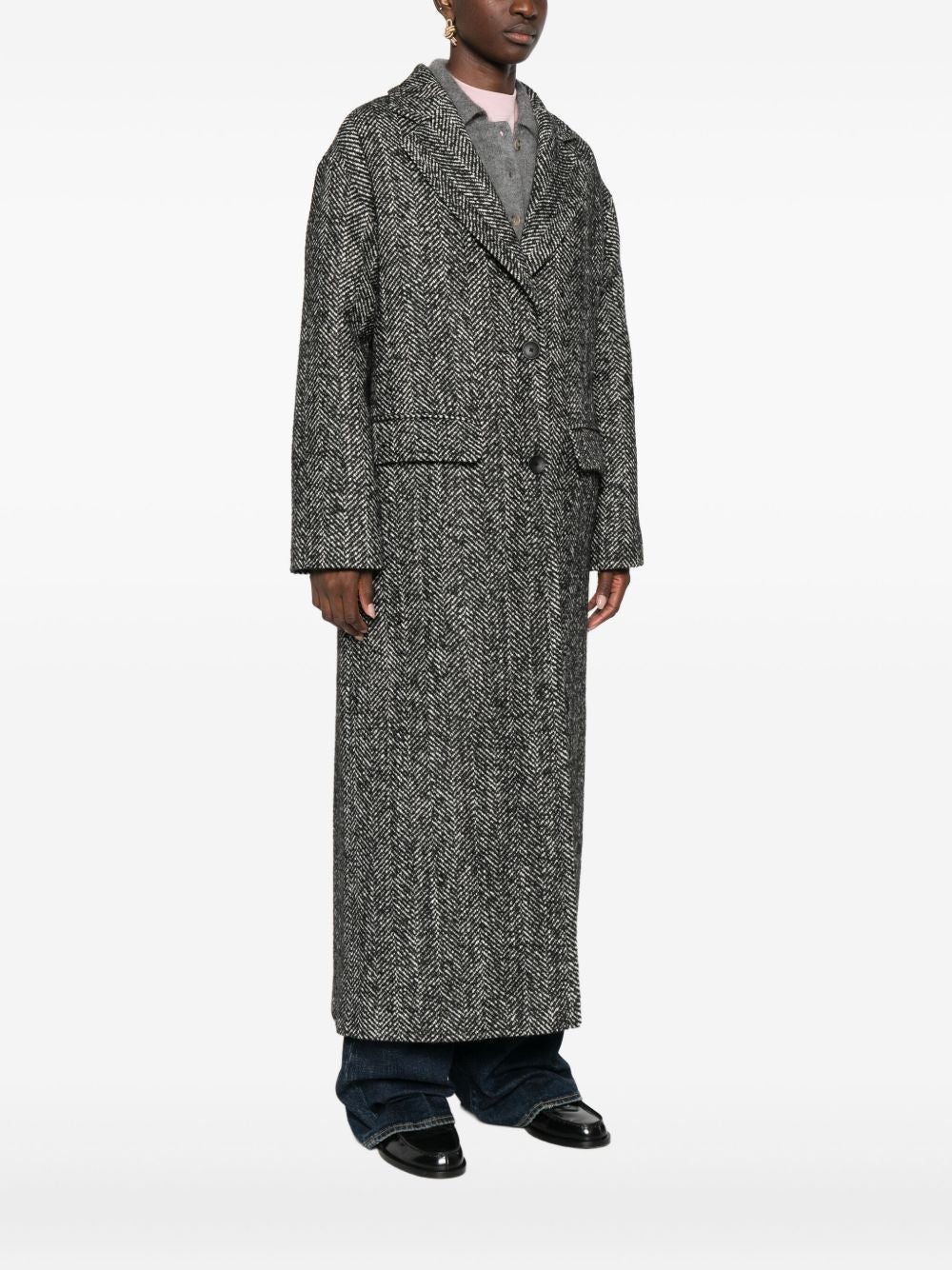 Tagliatore Wool blend single-breasted coat