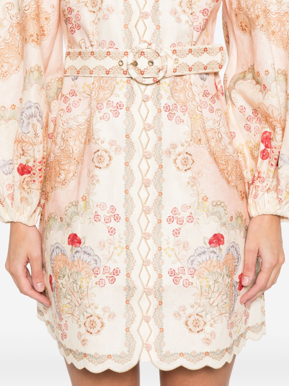 Zimmermann Daylight linen mini dress
