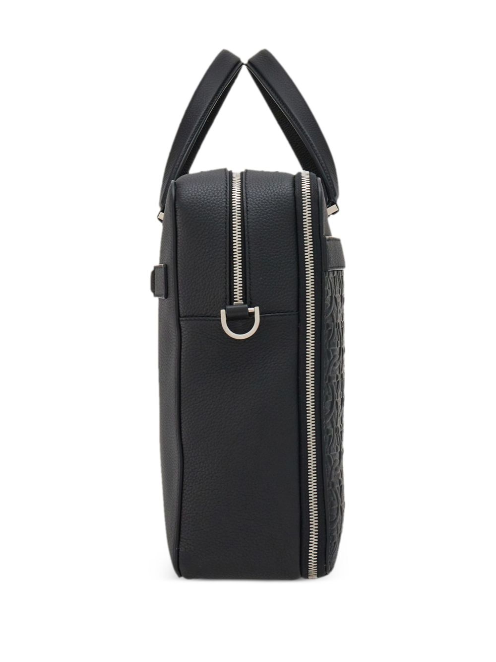 Ferragamo Embossed Gancini Briefcase