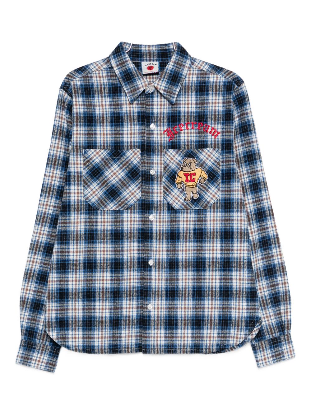 Icecream Checked cotton shirt