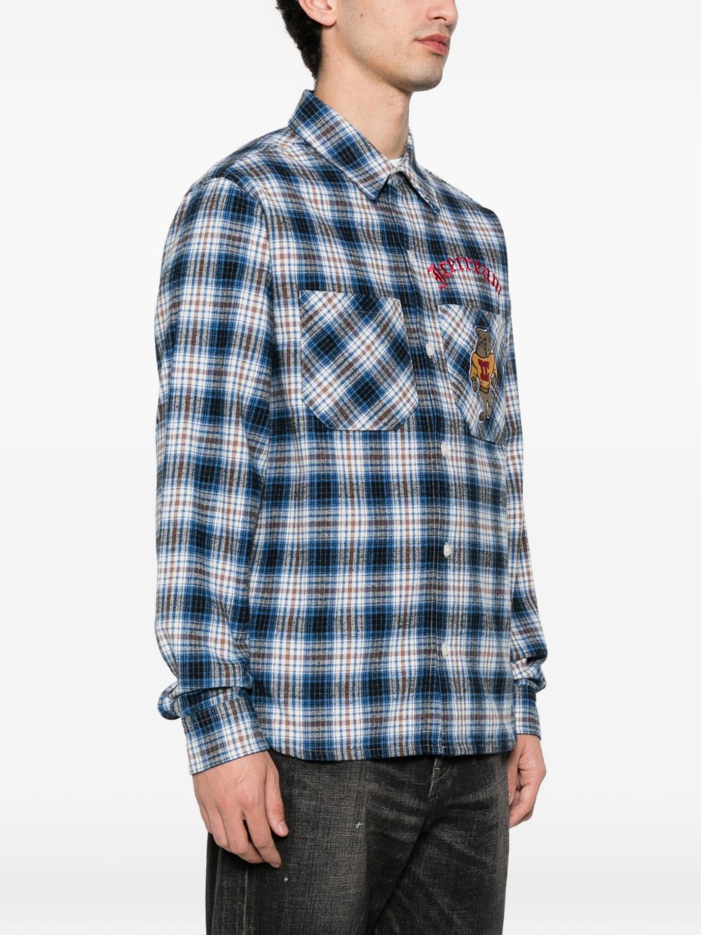 Icecream Checked cotton shirt