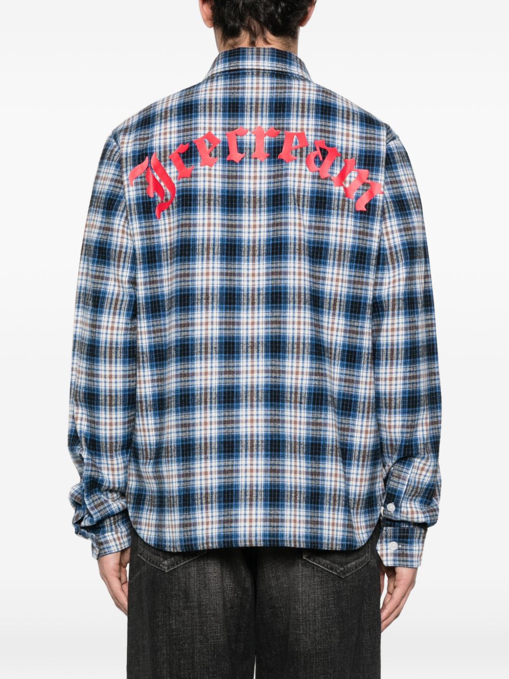 Icecream Checked cotton shirt
