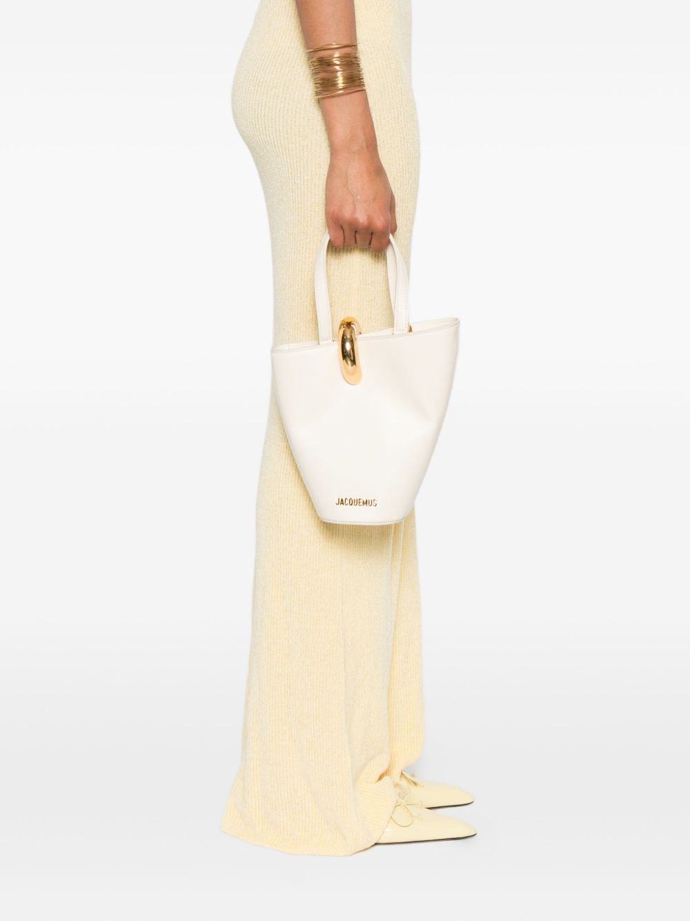 Jacquemus Le Petit Bambola leather bucket bag
