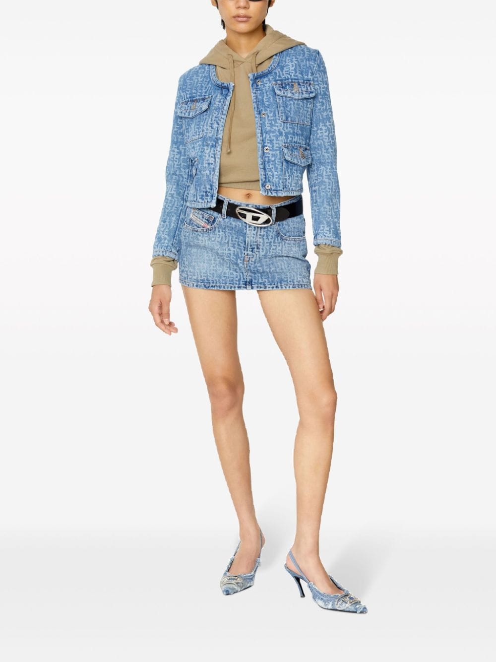 Diesel 1Dr W Leather Belt