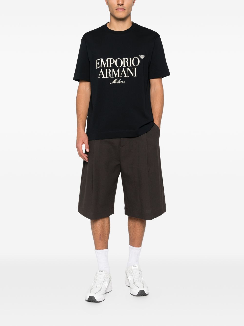 Emporio Armani Logo cotton t-shirt