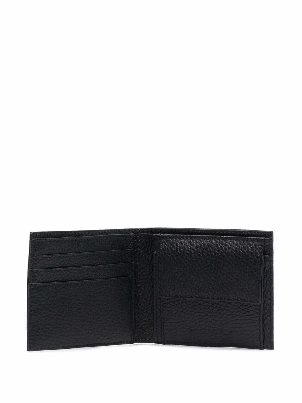 Emporio Armani Grained Leather Wallet With Coin Pocket
