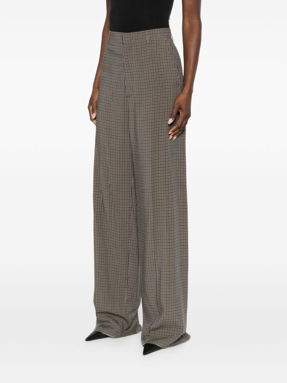 Balenciaga Checked Trousers