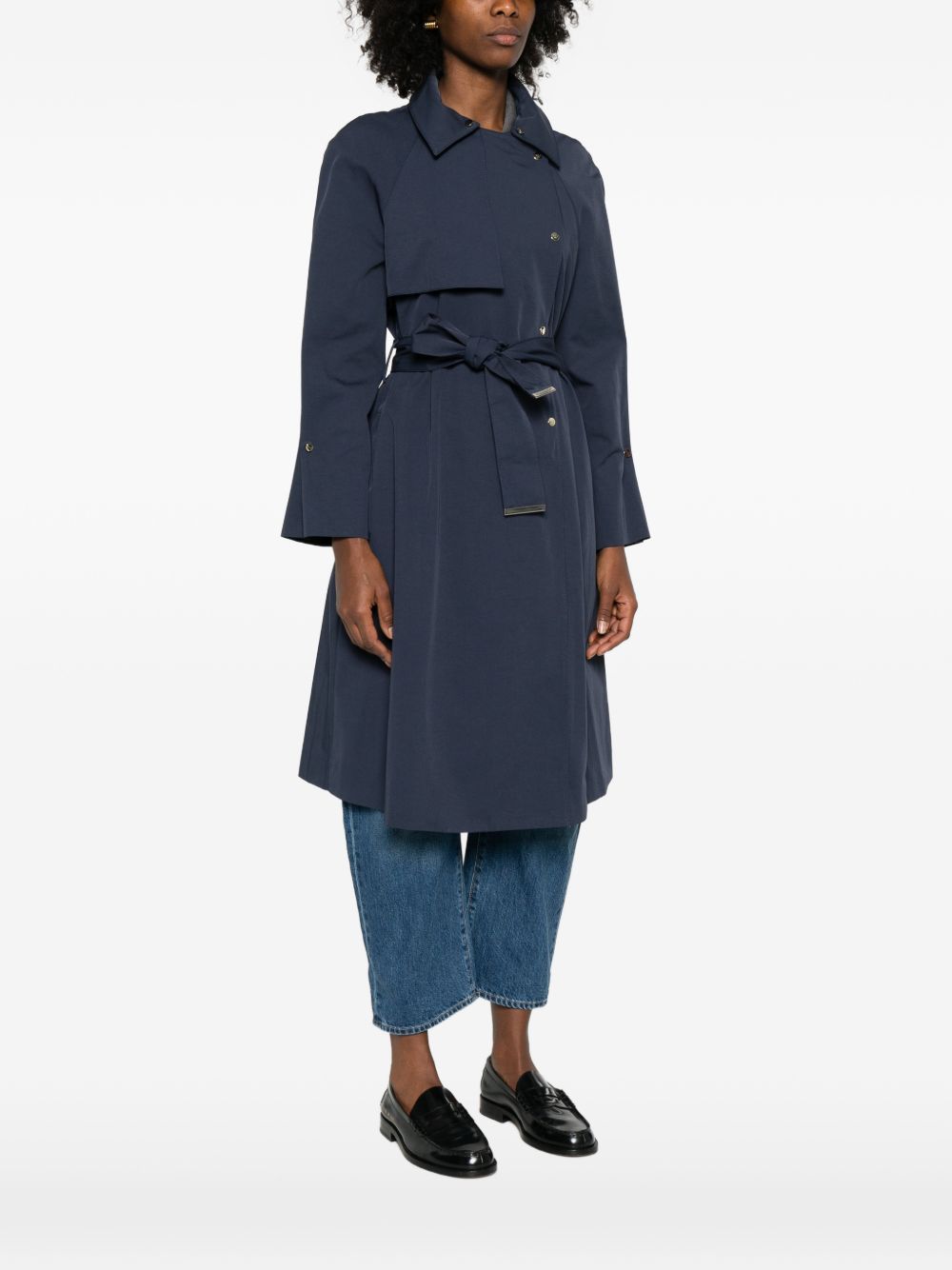 Emporio Armani Cotton blend trench coat
