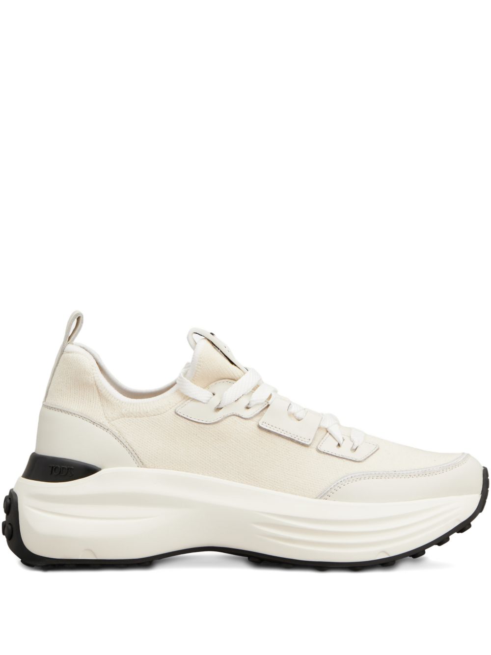 Tod'S Fabric and Leather Sneakers
