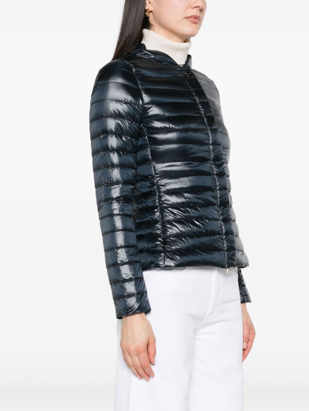 Herno Nylon short down jacket