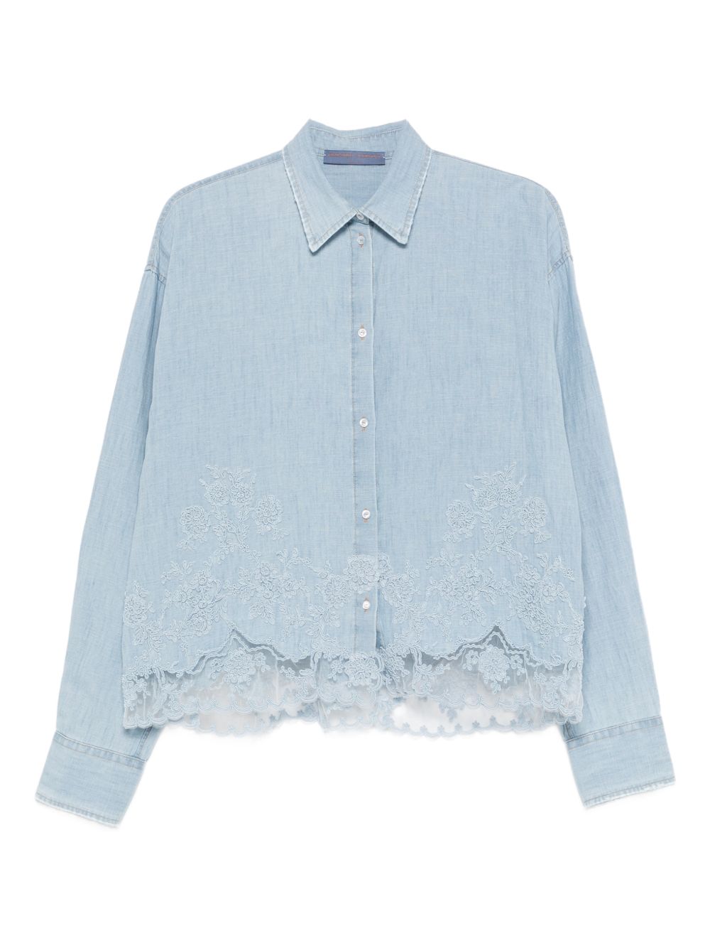 Ermanno Scervino Shirts LIGHT BLUE