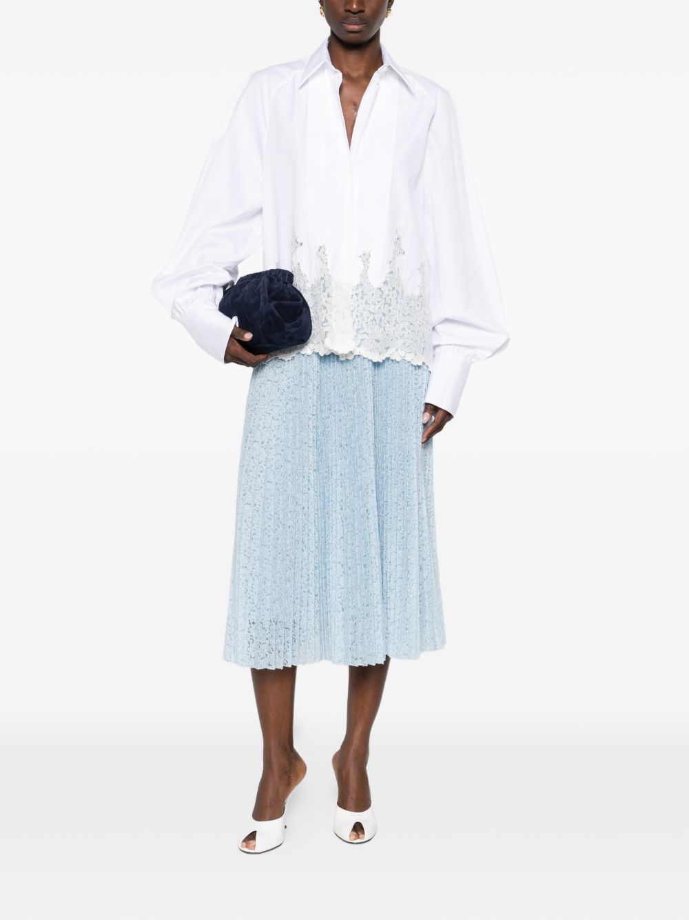 Ermanno Scervino Cotton embroidered shirt