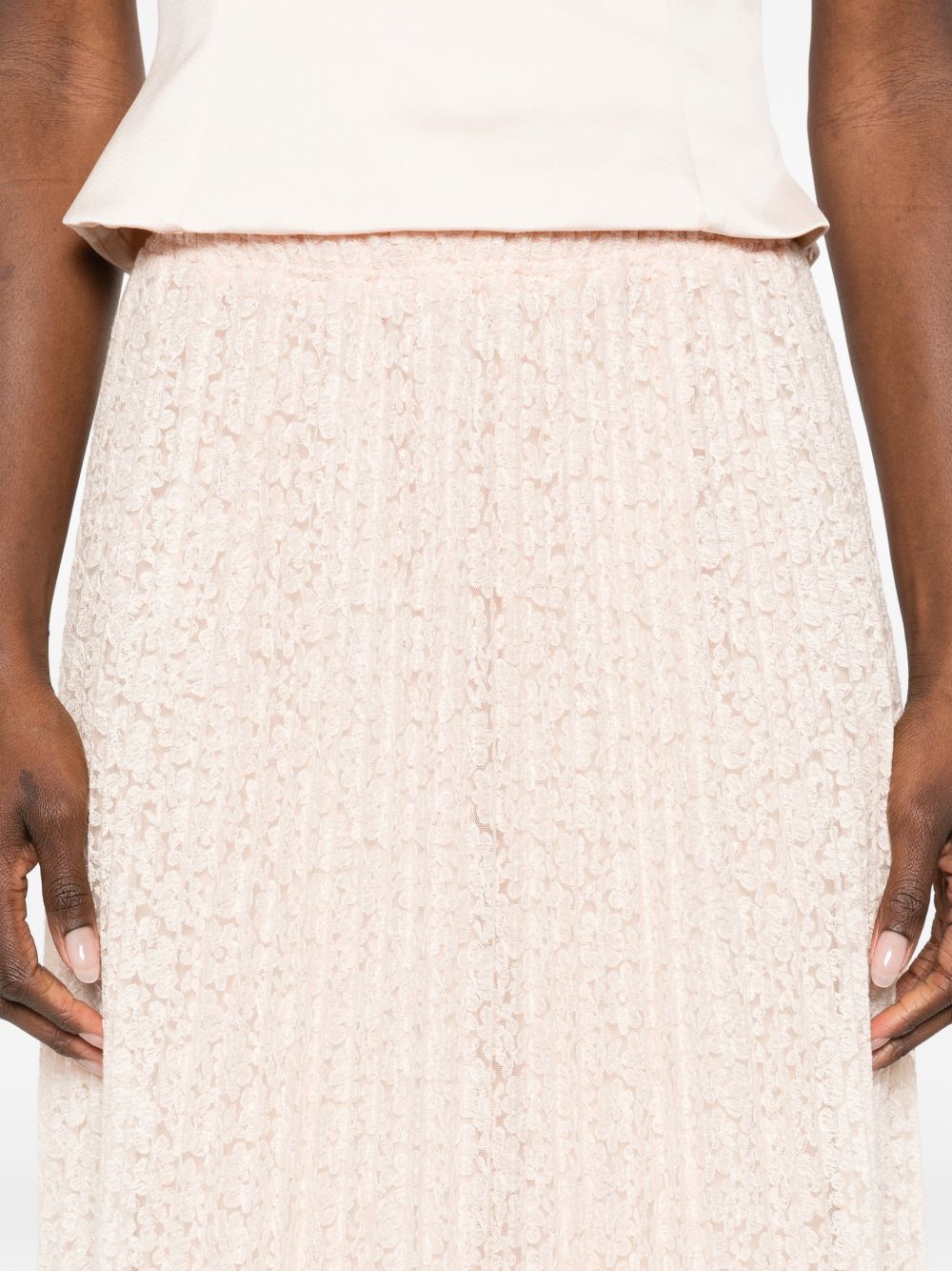 Ermanno Scervino Embroidered long skirt
