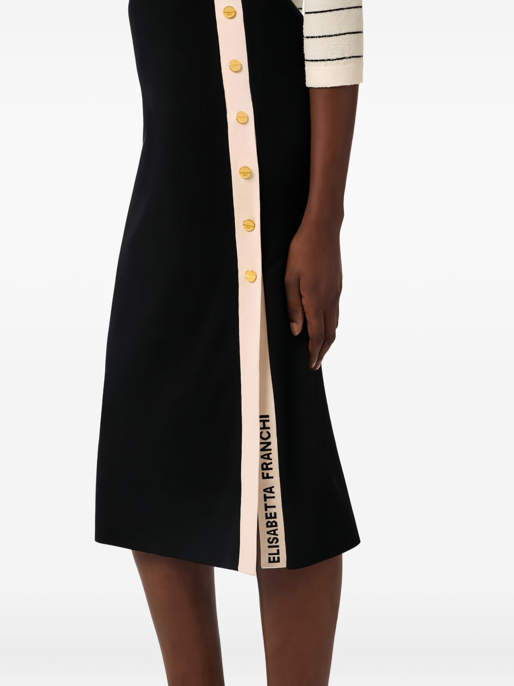Elisabetta Franchi Knitted midi skirt