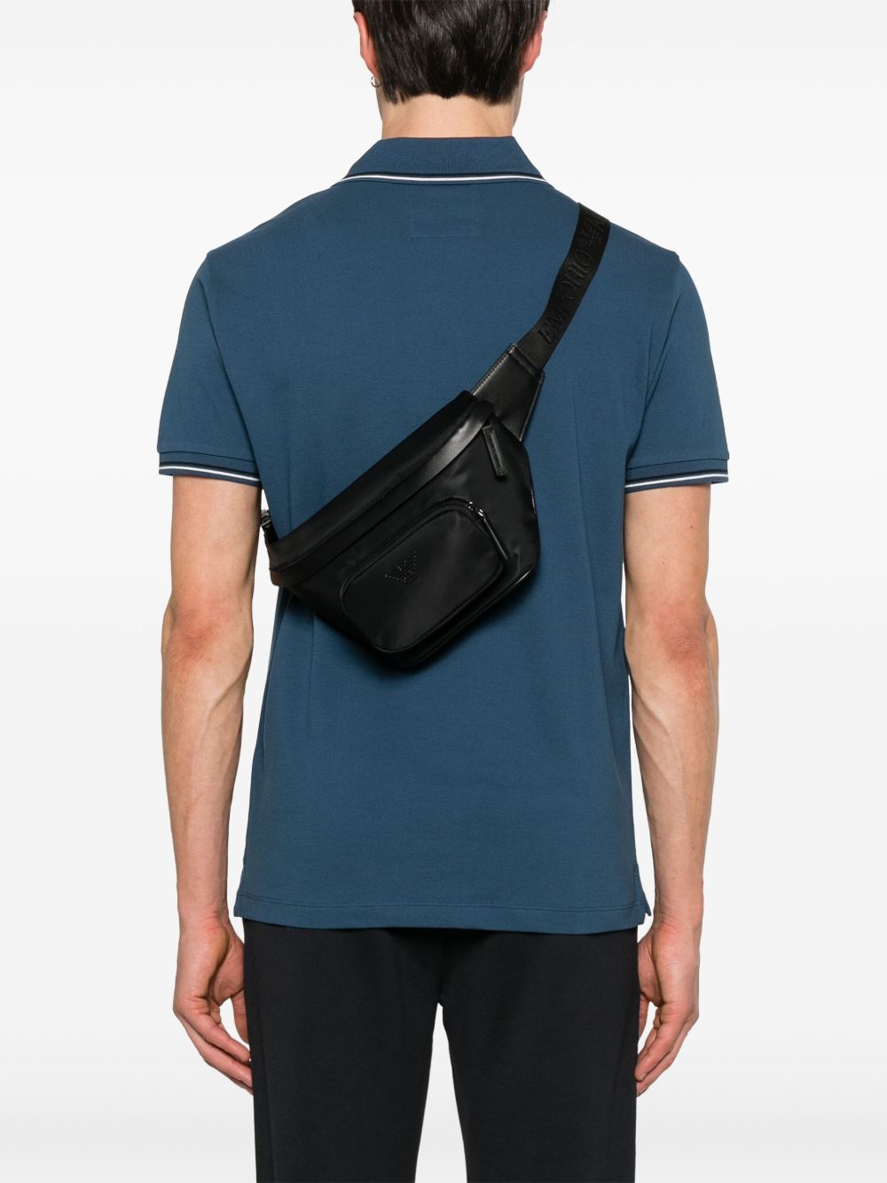 Emporio Armani Exclusive Asv Recycled-Nylon Belt Bag