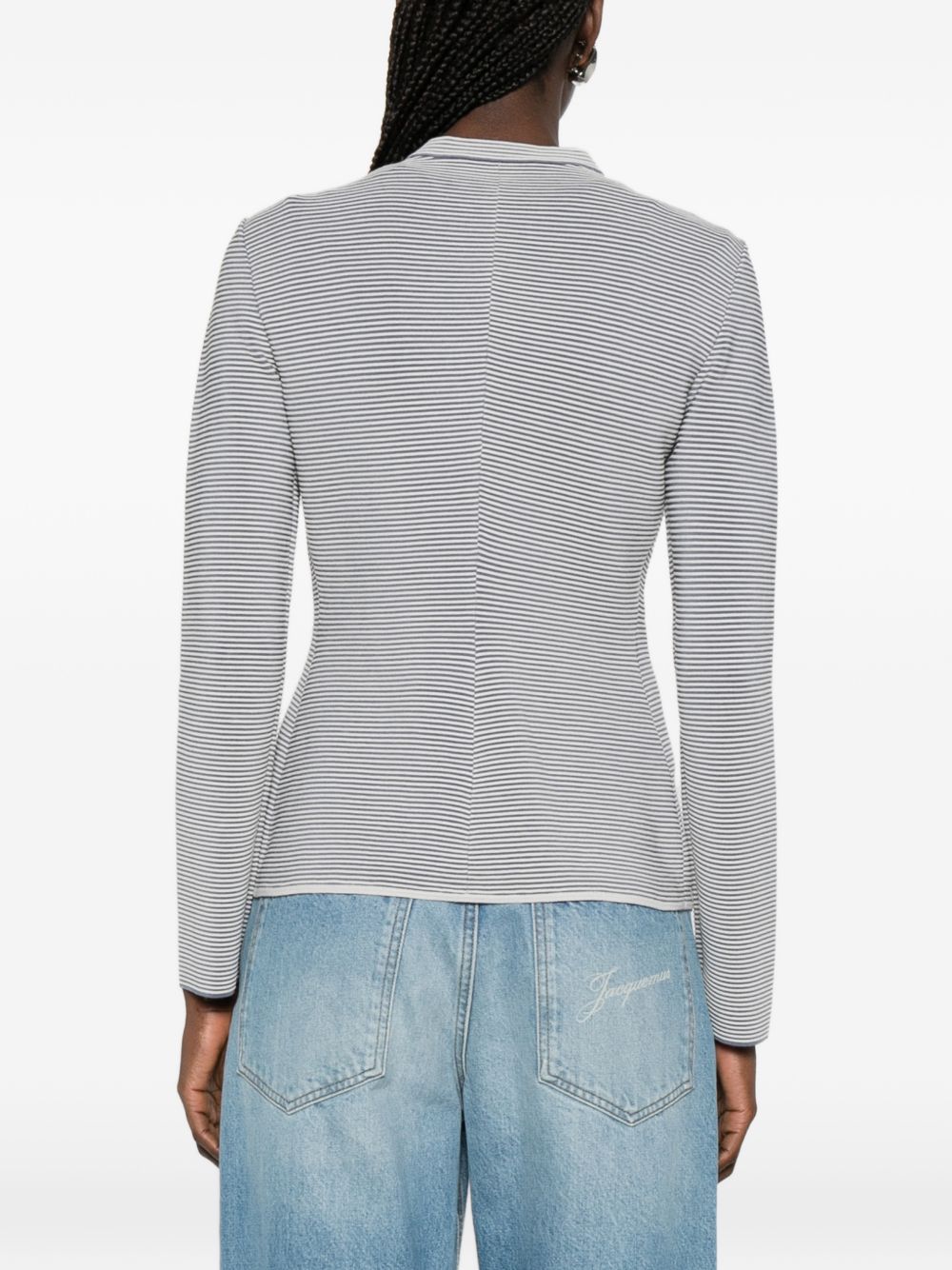 Emporio Armani Striped blazer jacket
