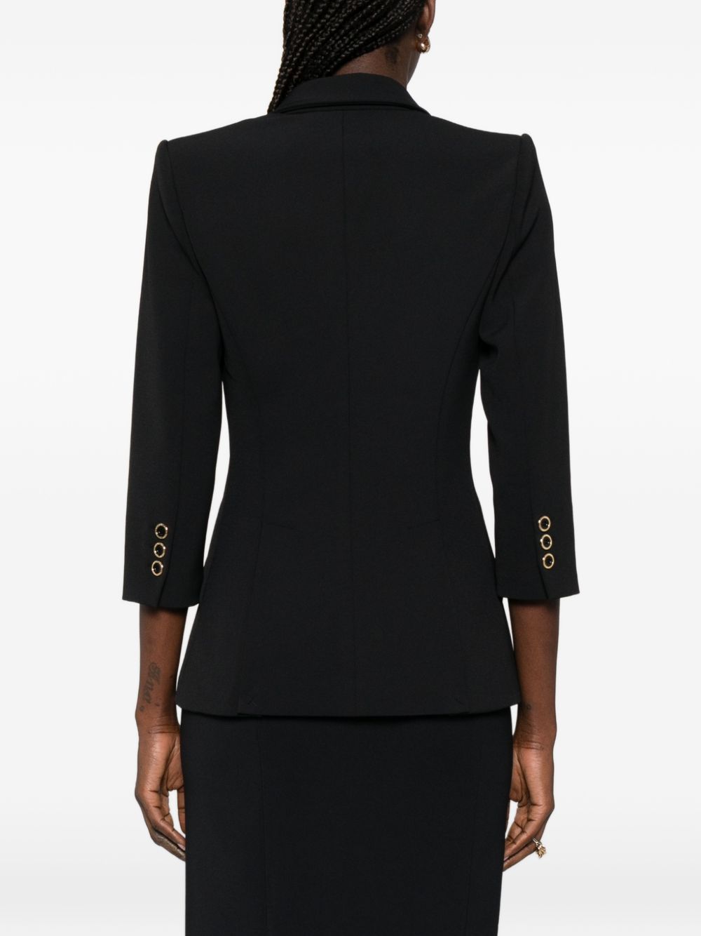 Elisabetta Franchi V-neck Single-breasted blazer jacket