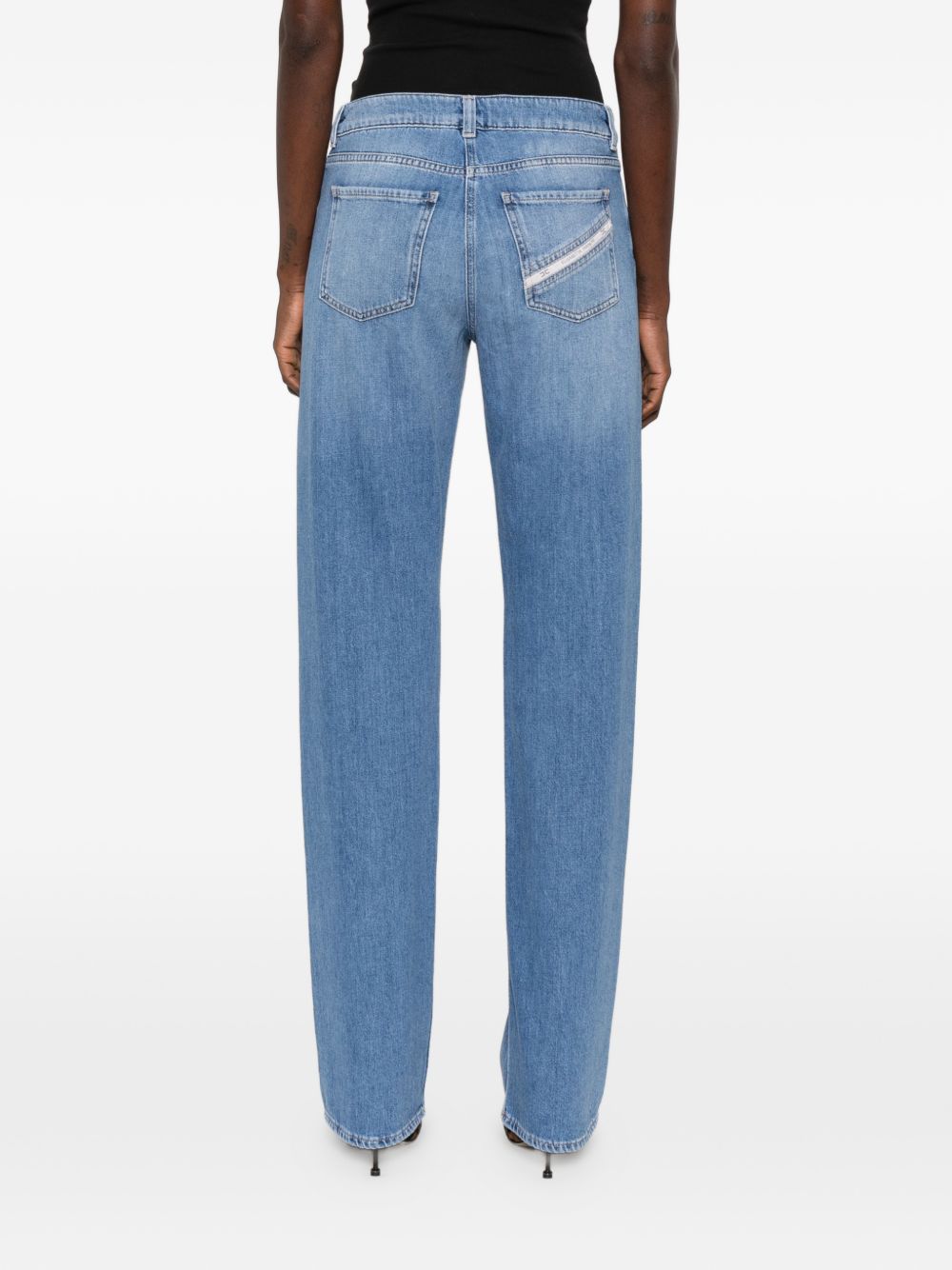 Elisabetta Franchi Denim cotton jeans