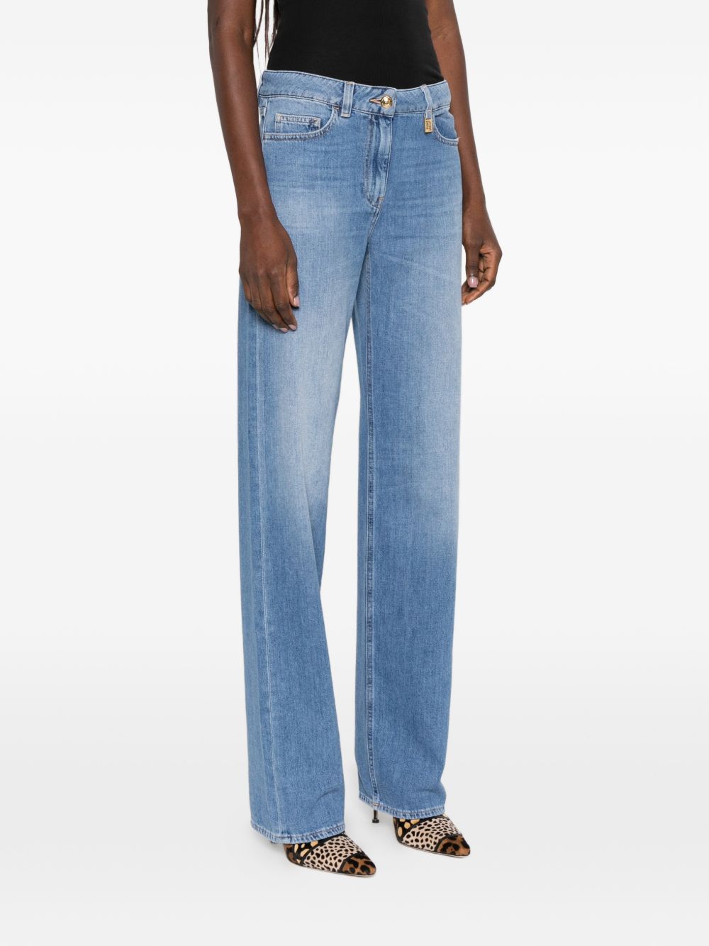 Elisabetta Franchi Denim cotton jeans