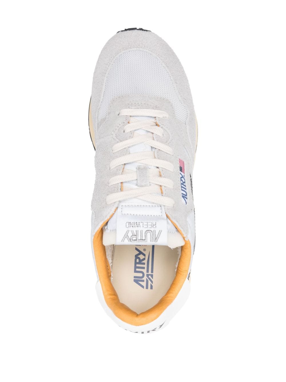 Autry REELWIND LOW SUEDE AND REFLECTIVE NYLON SNEAKERS