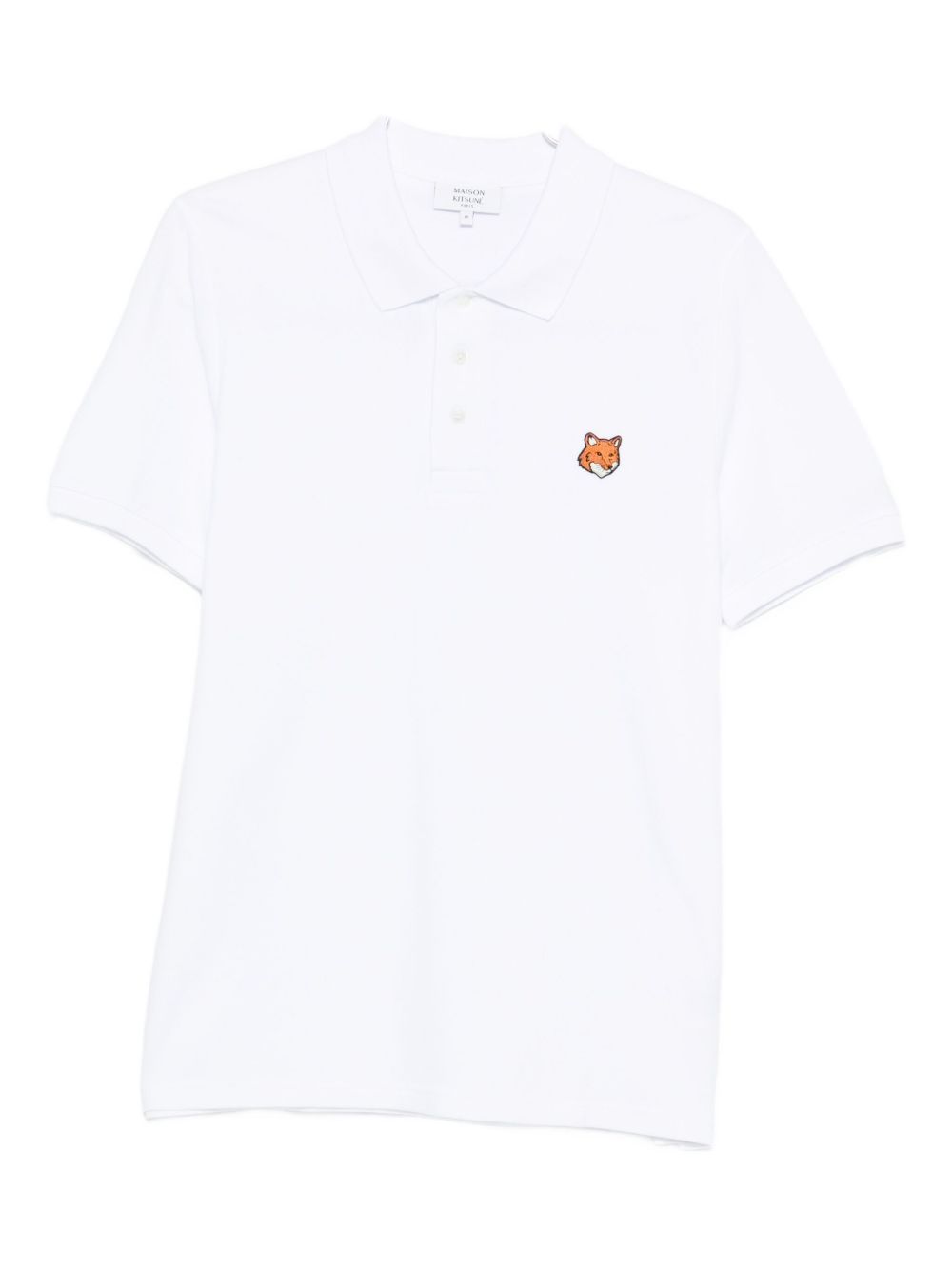 Maison Kitsuné Maison KitsunÃ© Fox Head cotton polo shirt