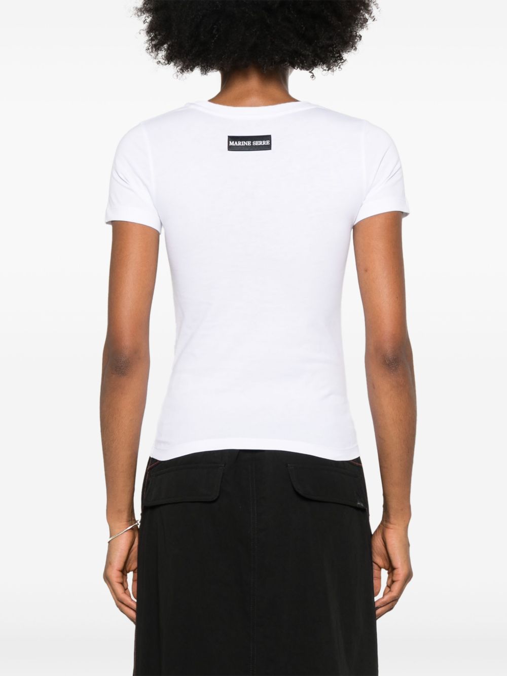 Marine Serre Moon cotton t-shirt