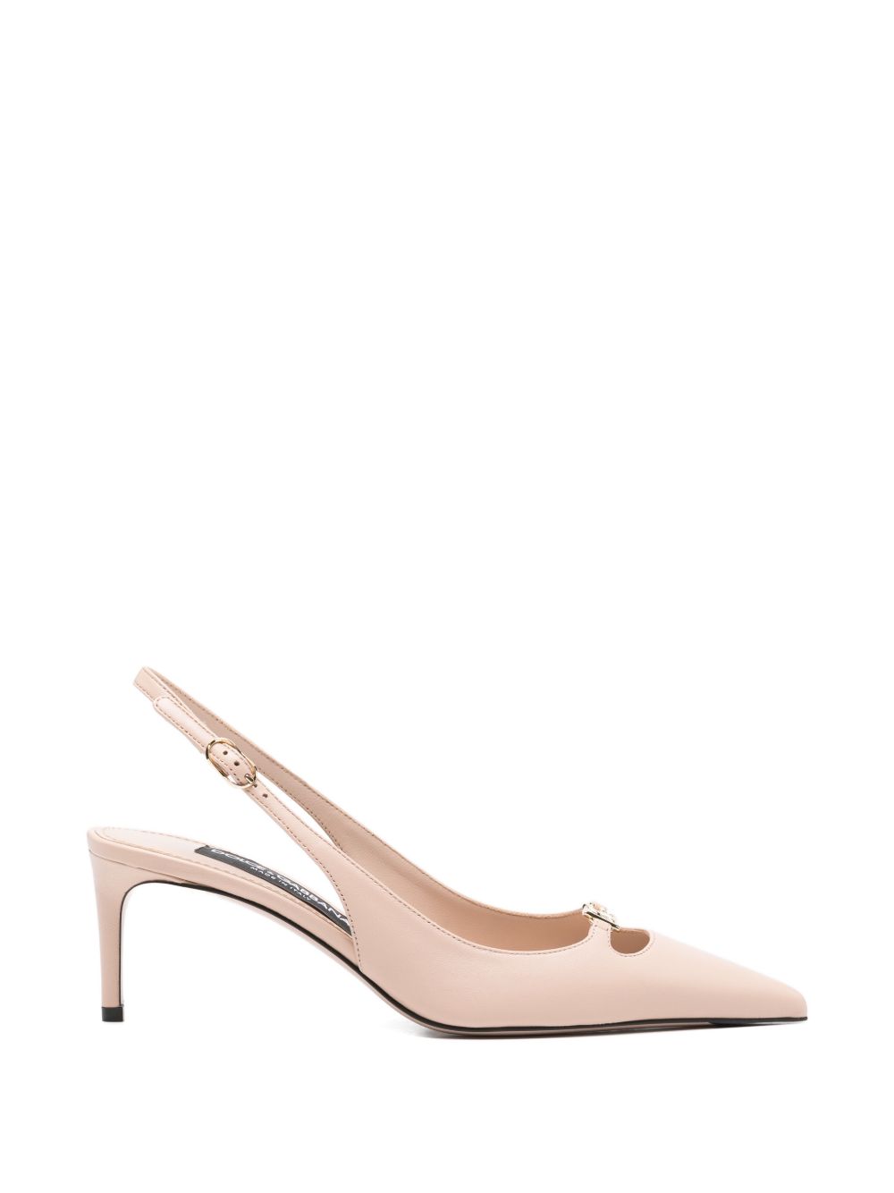 Dolce & Gabbana slingback-strap leather pumps