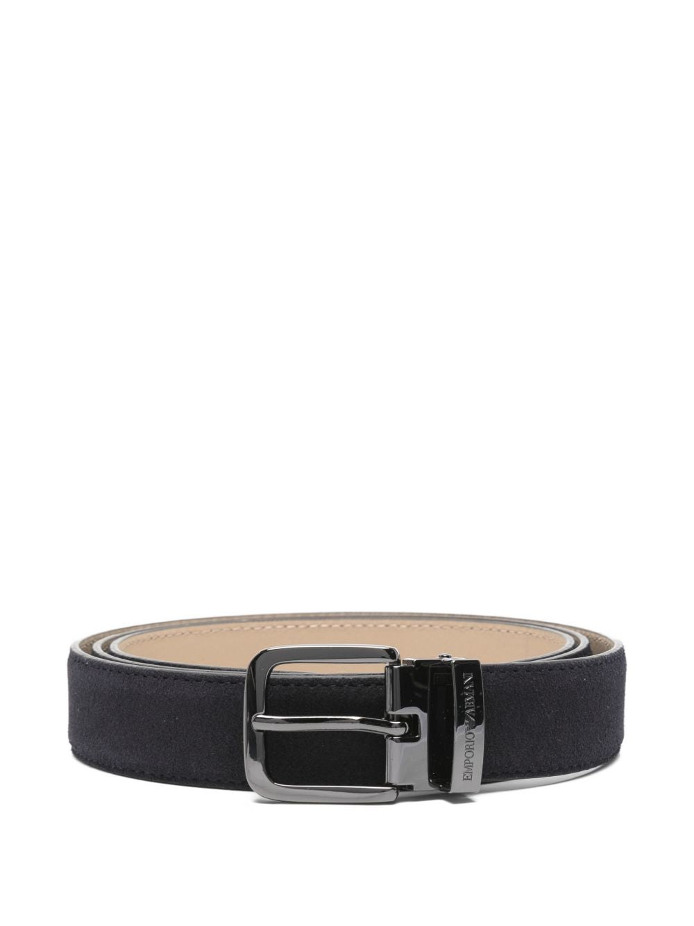 Emporio Armani Exclusive Suede Leather Belt