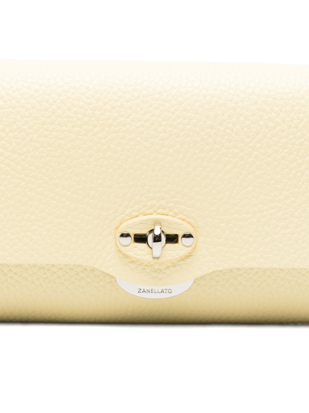 Zanellato Lettera® Small Bag In Hammered Yellow Zibibbo Di Pantelleria Leather