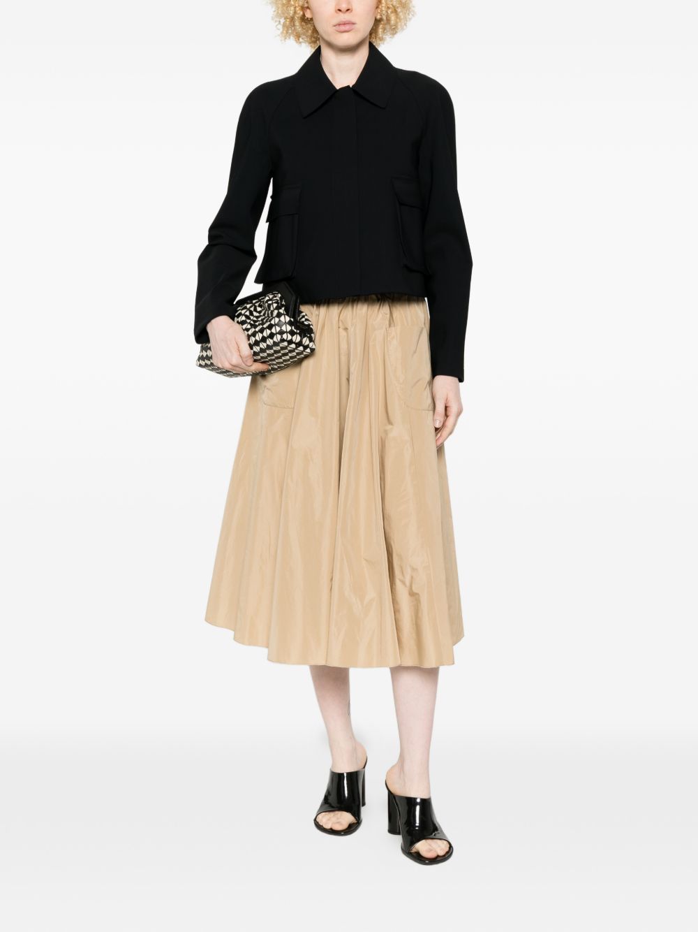 Susanne Bommer A-line shape Midi skirt