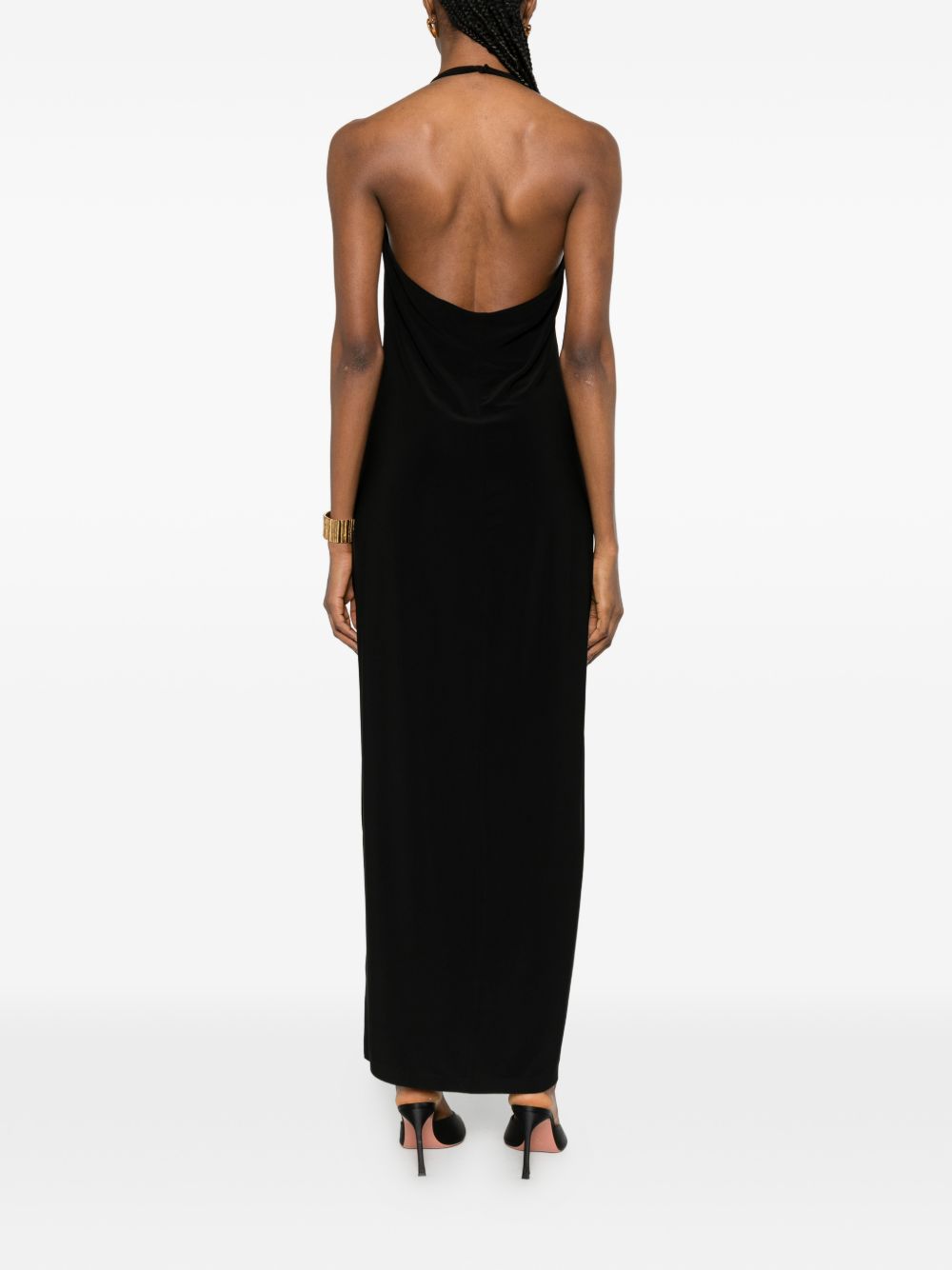 Norma Kamali Side slit long dress