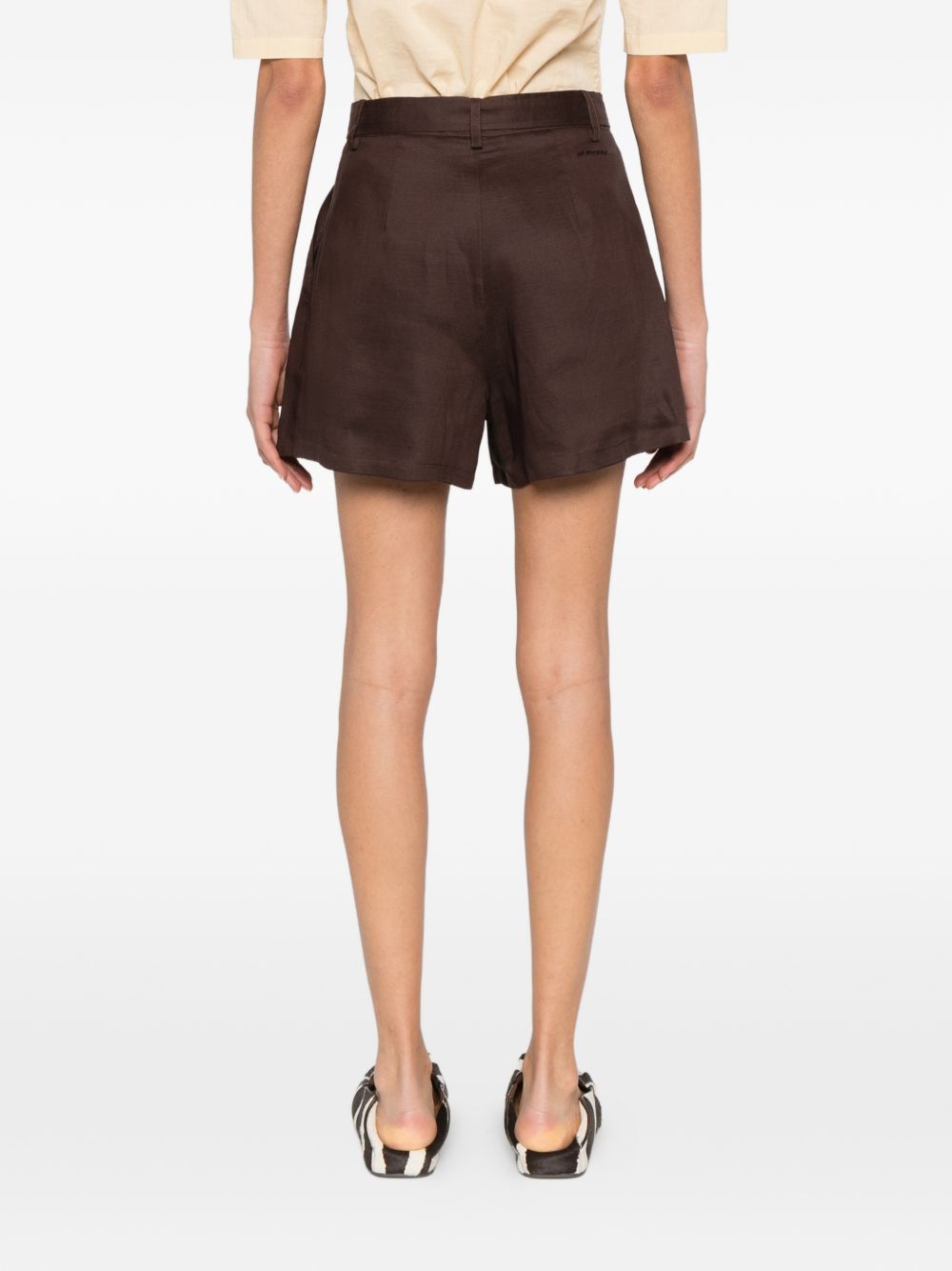 Ermanno Firenze Linen blend shorts