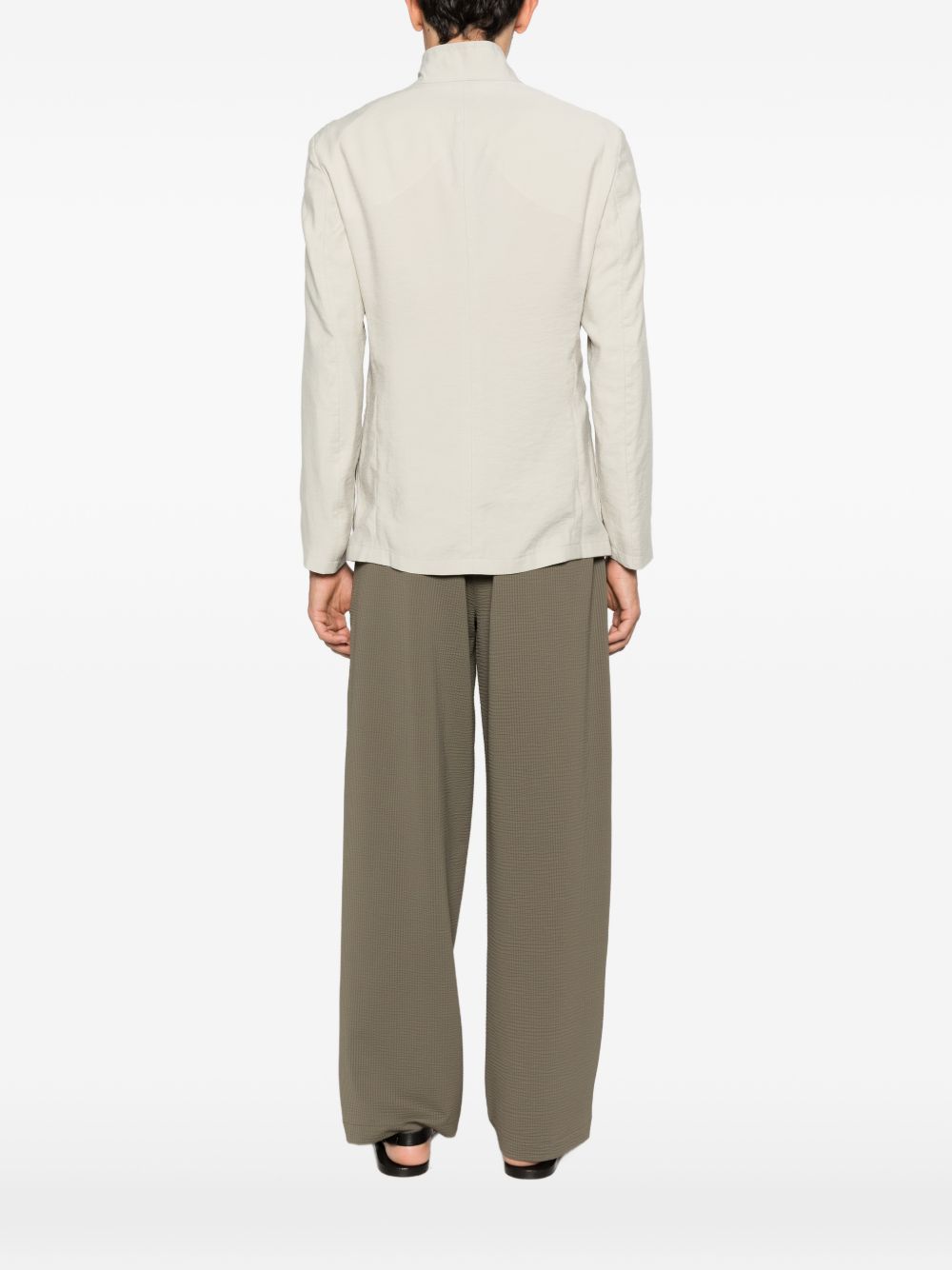 Emporio Armani Single-breasted blazer jacket