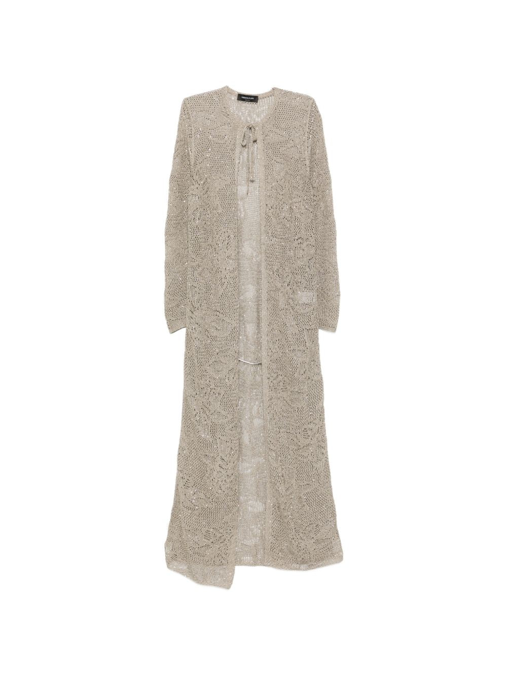 Fabiana Filippi Tie-detail long cardigan
