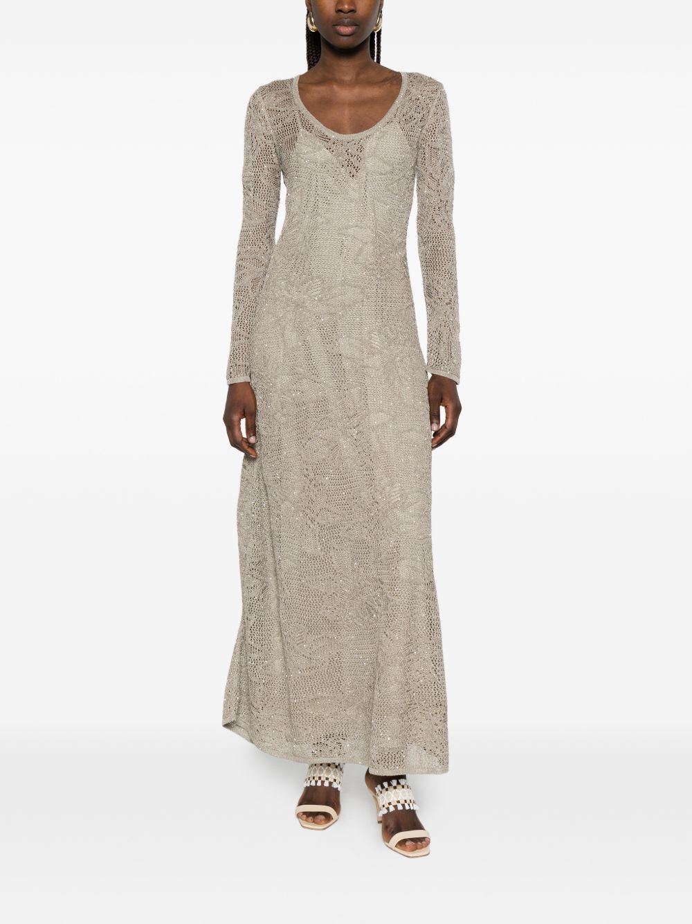 Fabiana Filippi Lace long dress