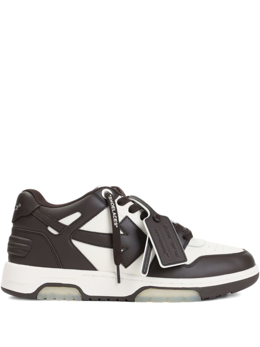 Off White Out Of Office leather sneakers