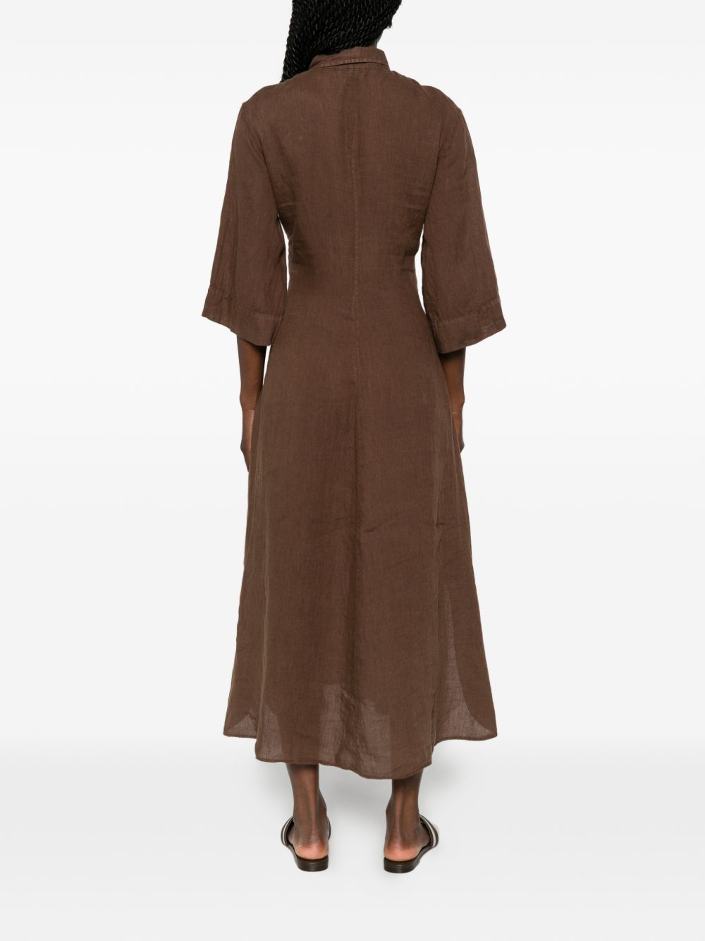Archivio '67 Linen chemisier dress